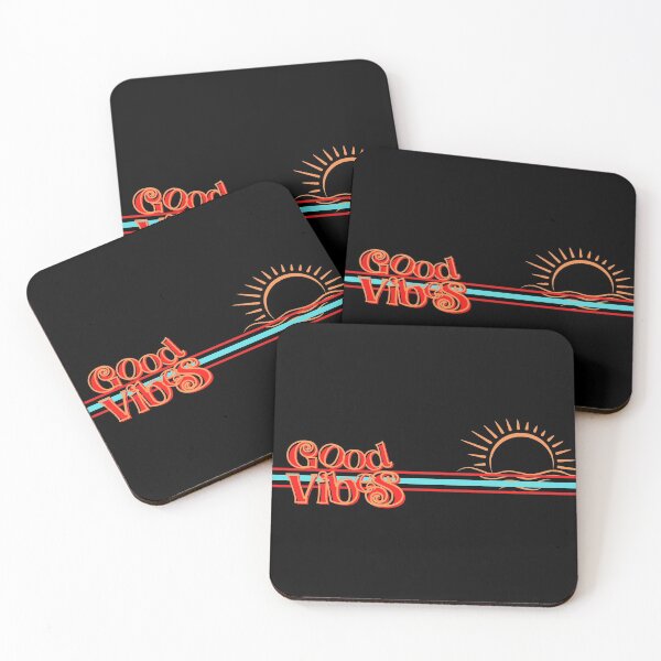 Item preview, GOOD VIBES RETRO SUN AND WAVES  designed and sold by concettaellis.