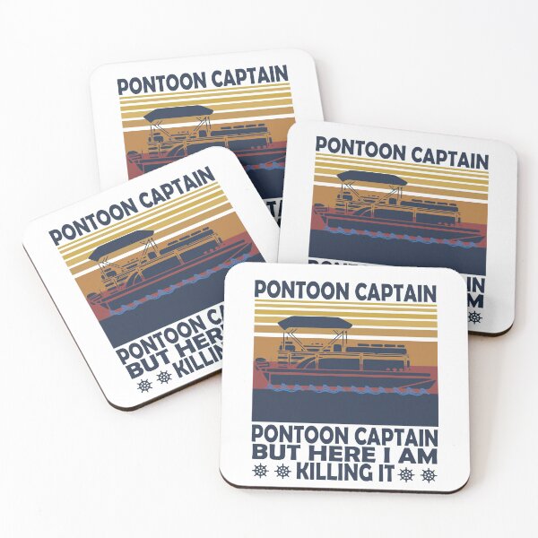 Item preview, Pontoon Captain T-Shirt, Vintage Pontoon Captain, Funny Pontoon Captain, Pontoon Captain But Here I Am Killing It designed and sold by UniqueStylistic.