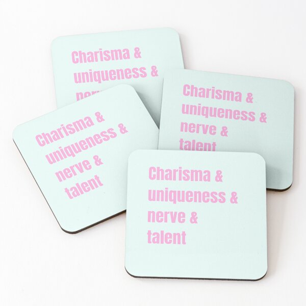 Item preview, Copy of Charisma Uniqueness Nerve and Talent - pink designed and sold by piastrelli.