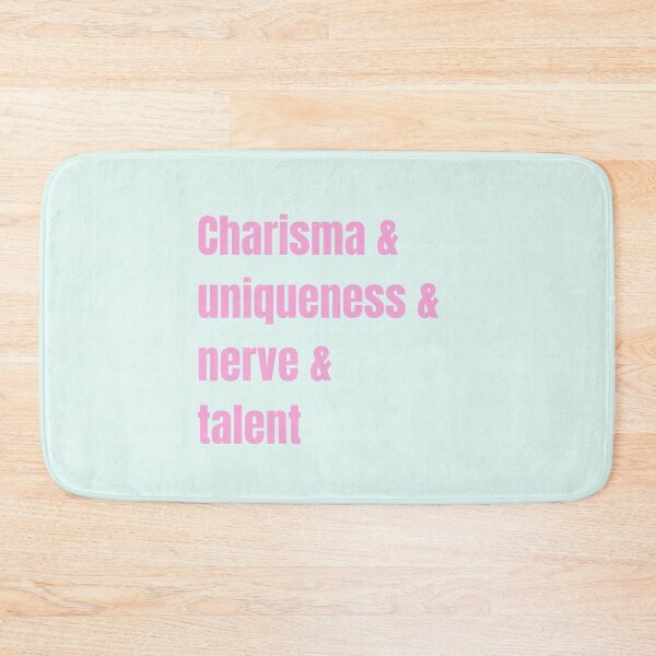 Item preview, Copy of Charisma Uniqueness Nerve and Talent - pink designed and sold by piastrelli.
