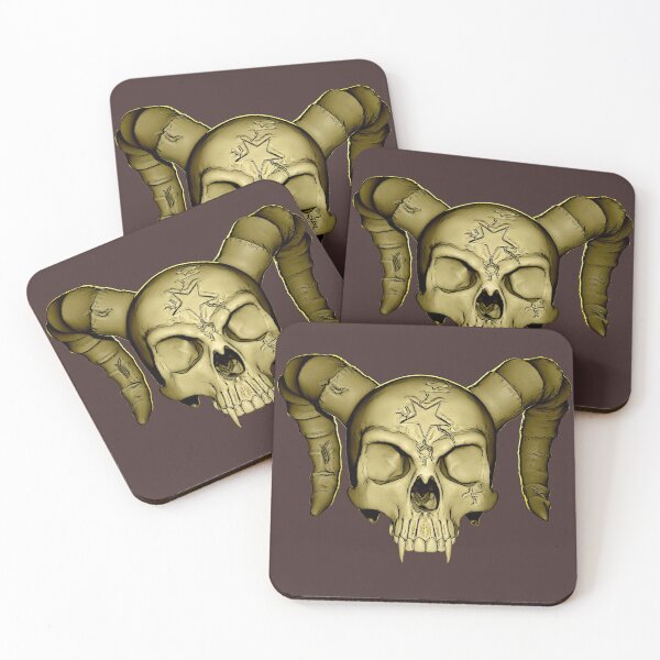 Item preview, Demonic Skull designed and sold by skoolsarecool.