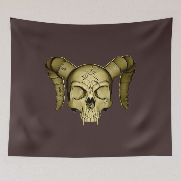 Item preview, Demonic Skull designed and sold by skoolsarecool.