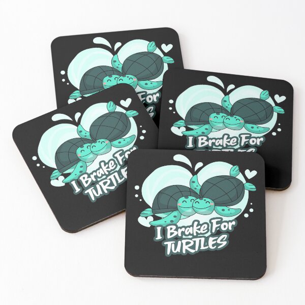 Item preview, I Brake For Turtles Turtle Lover Box Turtle Sea Turtle Shell Power designed and sold by KLINESTORE.