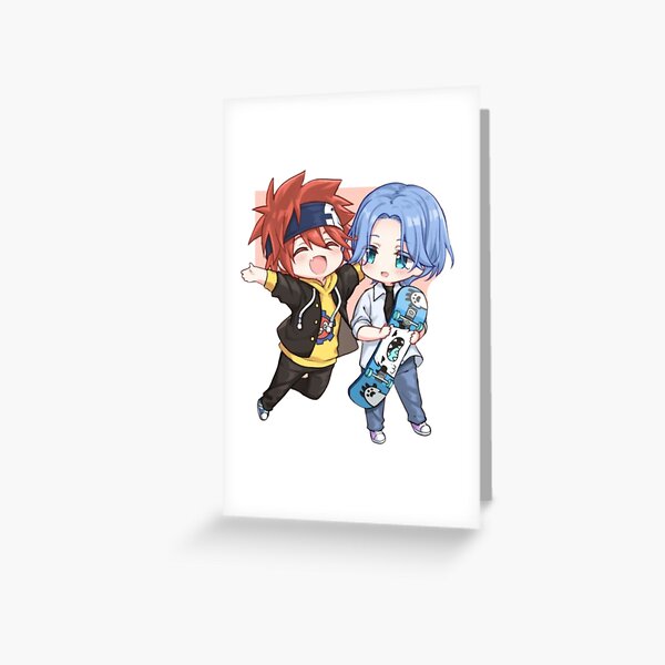 Sk8 the infinity Langa cute love valentines sticker Greeting Card for Sale  by sagecream