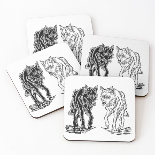 Item preview, Black and White Wolf designed and sold by NikaS-art.