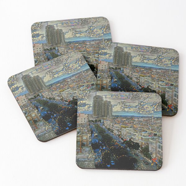 Item preview, Homs' Ghouta Street view - Kandinsky designed and sold by Homsalgia.