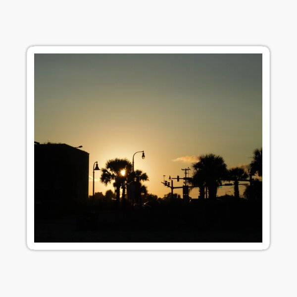 Sunset at Myrtle Beach Sticker