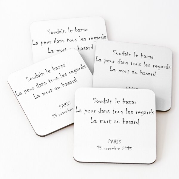Item preview, Haiku PARIS 13 11 2015 designed and sold by MarieClaude1954.