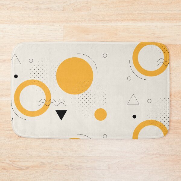 Item preview, Yellow and black abstract graphic pattern designed and sold by DunyaK.