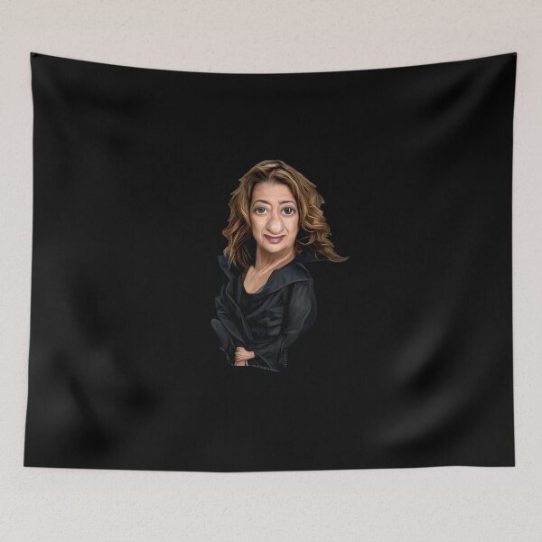 Item preview, Zaha Hadid Caricature Artwork designed and sold by architrendzteam.