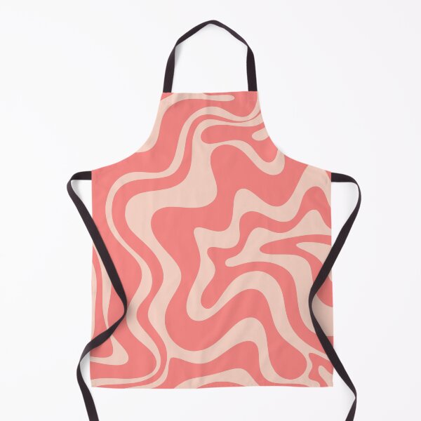 Item preview, Liquid Swirl Retro Modern Abstract Pattern in Soft Pink designed and sold by kierkegaard.