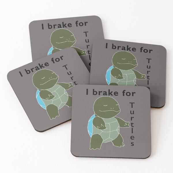 Item preview, I brake for turtles designed and sold by Tanuja  Sharma.