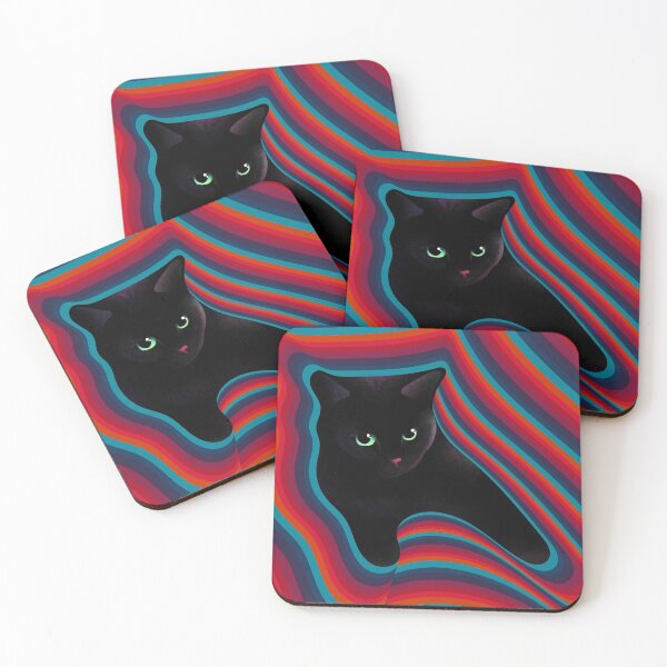 Item preview, Black cat extending his arms designed and sold by unepommedeterre.