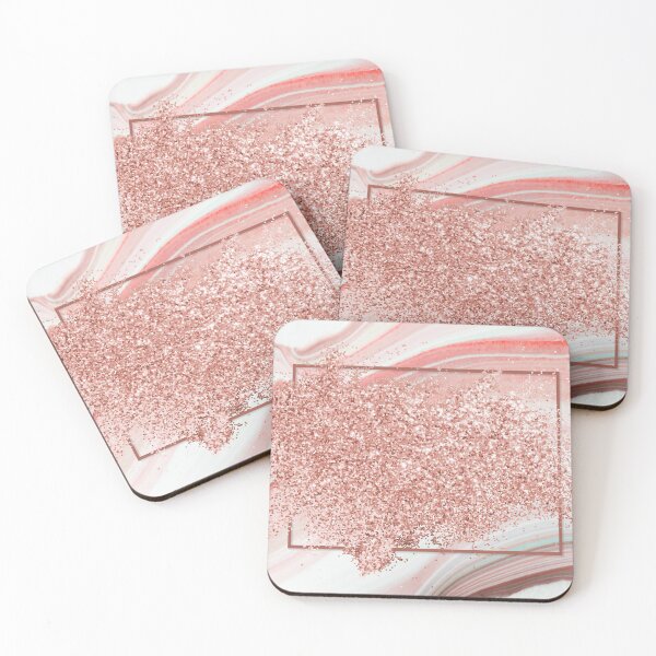 Item preview, Blush Pink & Rose Gold Marble  designed and sold by newburyboutique.