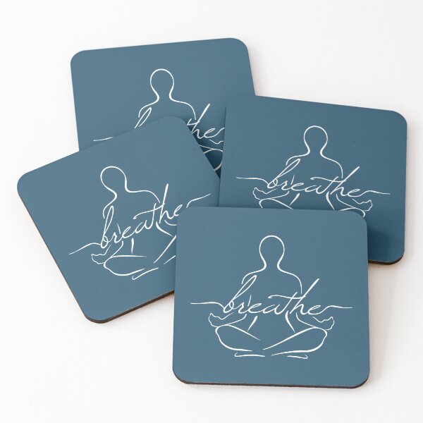 Item preview, Breathe Yoga Sitting Pose Silhouette designed and sold by hobrath.
