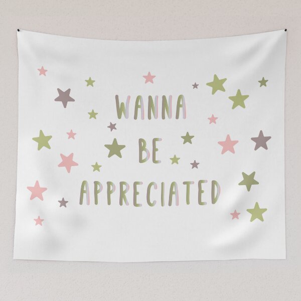 Item preview, Wanna be appreciated-coloful text designed and sold by CSouissi.