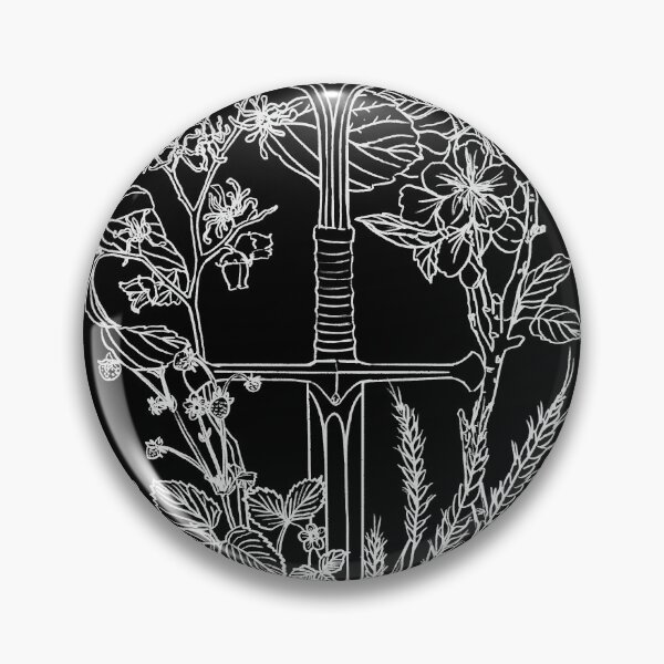 Item preview, Floral Fantasy Sword White designed and sold by EnchantedStudio.
