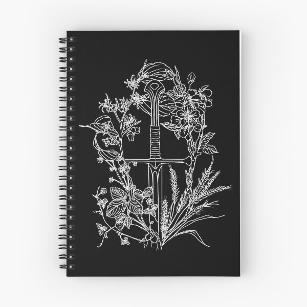 Item preview, Floral Fantasy Sword White designed and sold by EnchantedStudio.