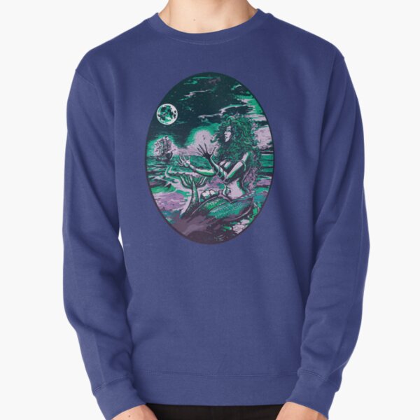 Mermaid Siren Sea Pearl Atlantis Pullover Sweatshirt