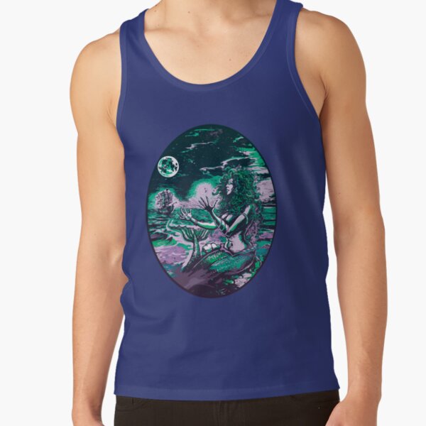 Mermaid Siren Sea Pearl Atlantis Tank Top