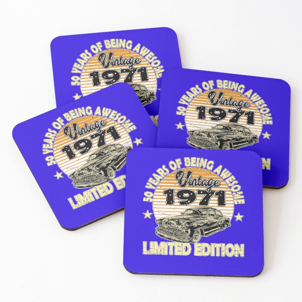 Item preview,  50 year old gifts vintage 1971 limited edition 50th birthday designed and sold by marcek.