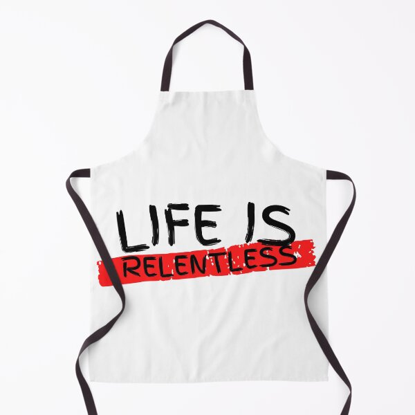 Item preview, Life Is Relentless Black and Red Design designed and sold by SweetAndSpice.