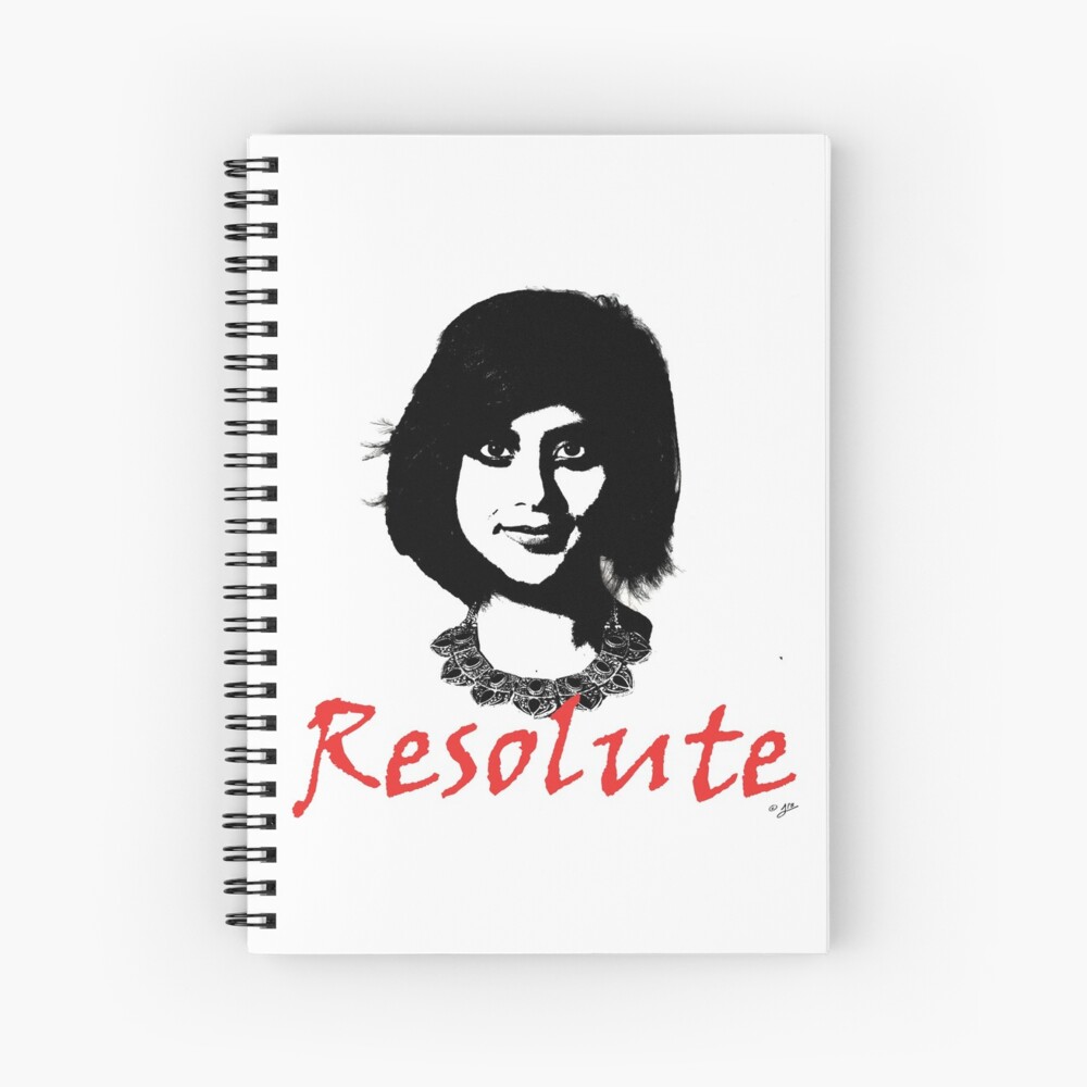 Resolute - Loujain al-Hathloul Spiral Notebook