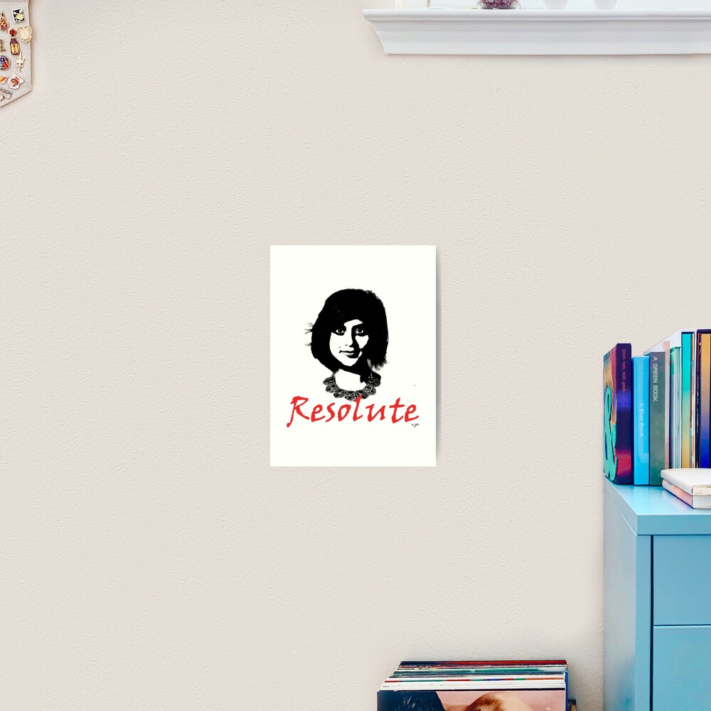 Resolute - Loujain al-Hathloul Art Print