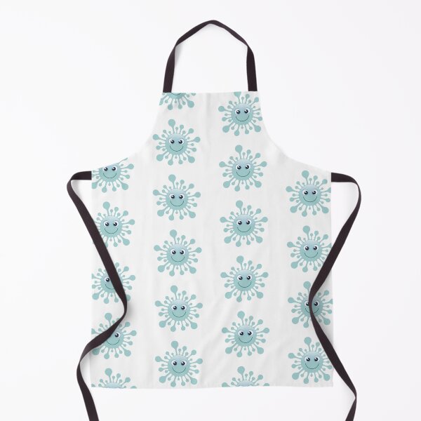 Item preview, Blue satisfied coronavirus emoticon designed and sold by NeteDesign.