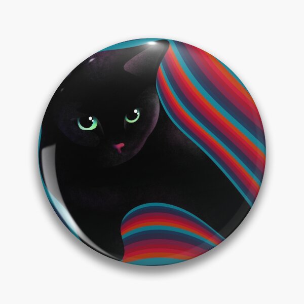 Item preview, Black cat extending his arms designed and sold by unepommedeterre.