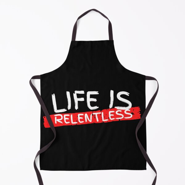 Item preview, Life Is Relentless White and Red Design designed and sold by SweetAndSpice.
