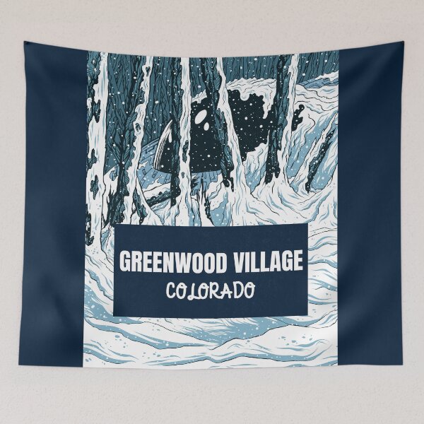 Item preview, Greenwood Village Colorado Frozen UFO in Forest designed and sold by Taumaturgo.