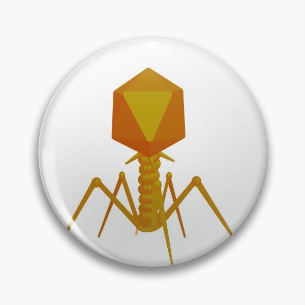 Item preview, Bold phage - yellow/white designed and sold by Jellie.