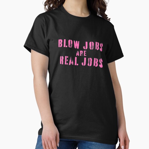 Artikel-Vorschau von Blowjobs sind echte Jobs - Pink Distressed, designt und verkauft von IntersectPhoto.