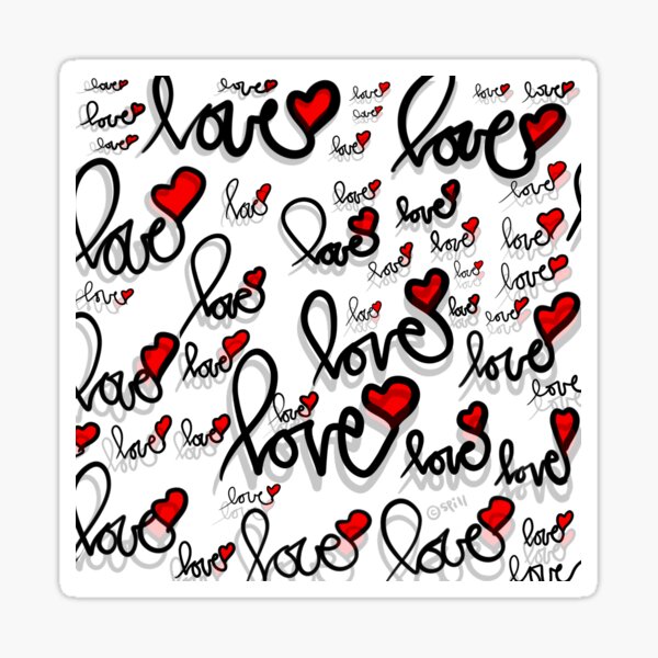 love...repeat Sticker
