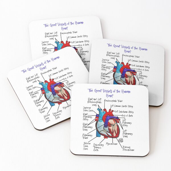 Item preview, The Great Vessels of the Human Heart designed and sold by Arte Del Cuerpo Humano.