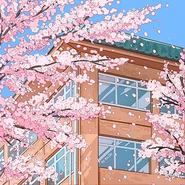 Cherry blossom | Cherry blossom wallpaper, Anime scenery wallpaper, Anime  cherry blossom