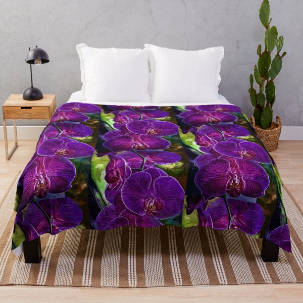 Item preview, Purple Impasto Orchids designed and sold by KirtTisdale.