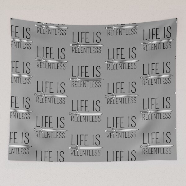 Item preview, Life Is Relentless Sword Design designed and sold by SweetAndSpice.