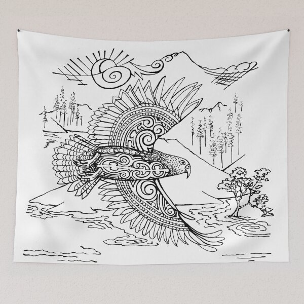 Item preview, Kea in flight designed and sold by Linda Bassett.