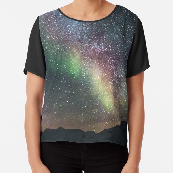 Aurora Borealis Chiffon Top