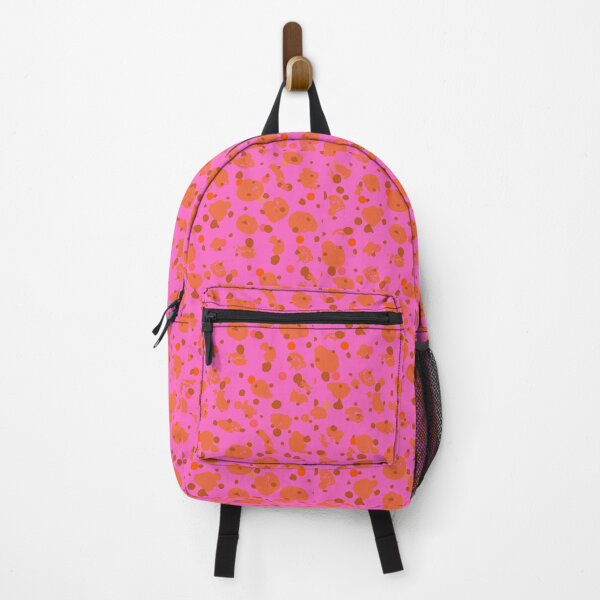 Item preview, fun mixed print pink polka dot abstract designed and sold by bexsimone.