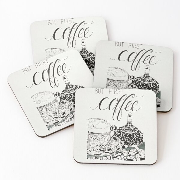 Item preview, But First Coffee  designed and sold by Kriie8iveArt.