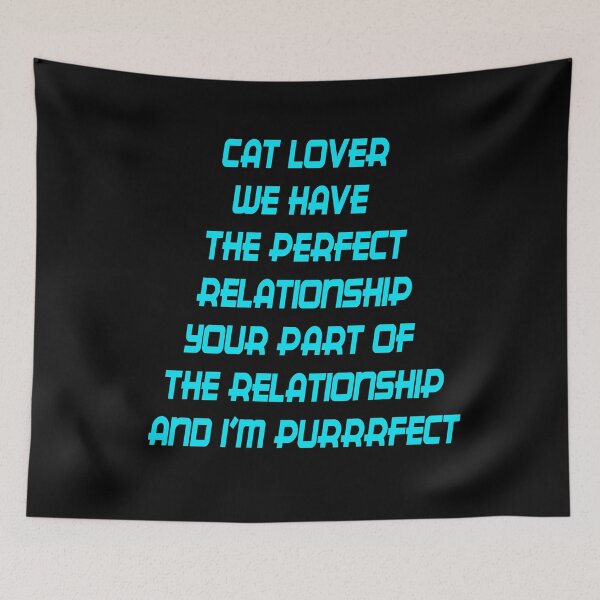 Item preview, CAT LOVER RELATIONSHIP designed and sold by GOTOCREATE.