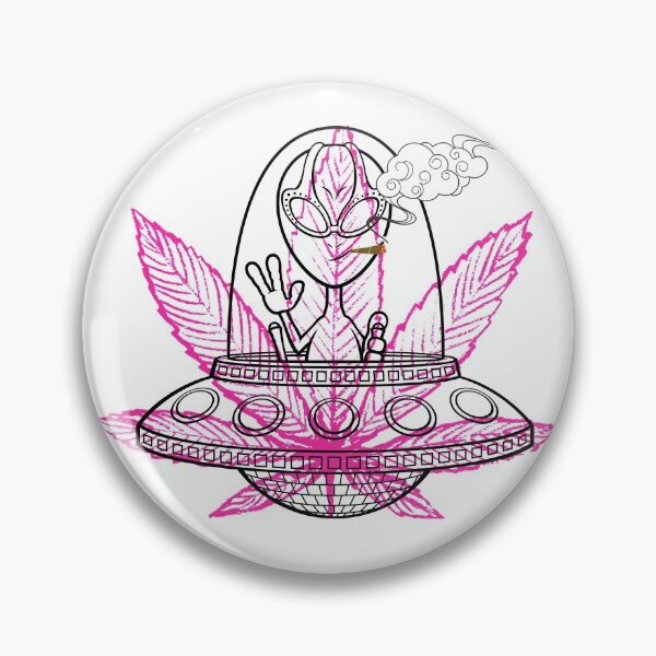 Item preview, ALIEN Stoner. Smart Successful Stoner. Spiritual Weed  designed and sold by AlfaEcho.