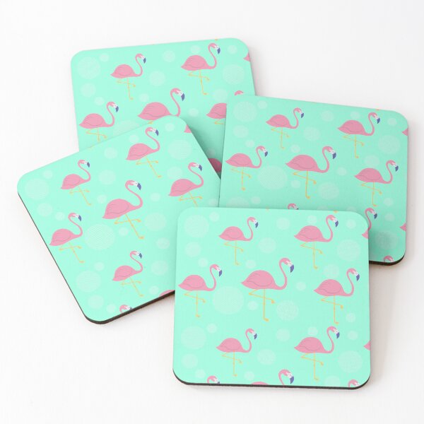 Item preview, Pink flamingos migratory bird pattern designed and sold by Manoroma.