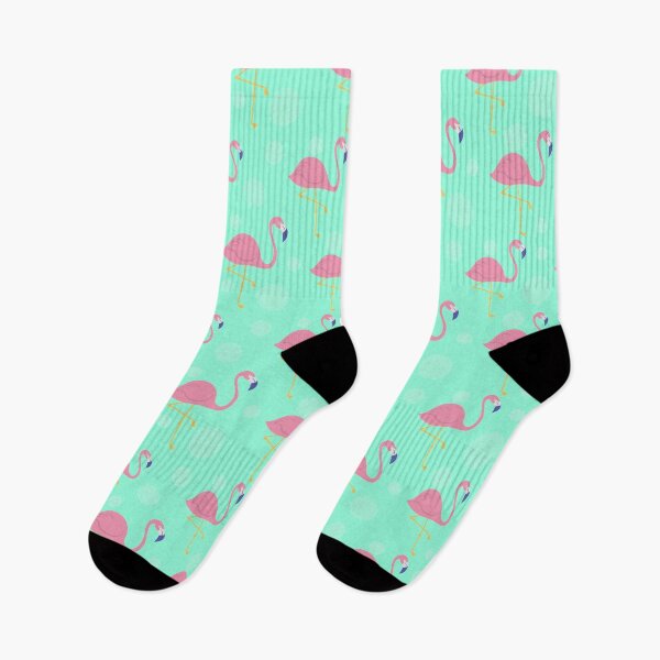 Item preview, Pink flamingos migratory bird pattern designed and sold by Manoroma.