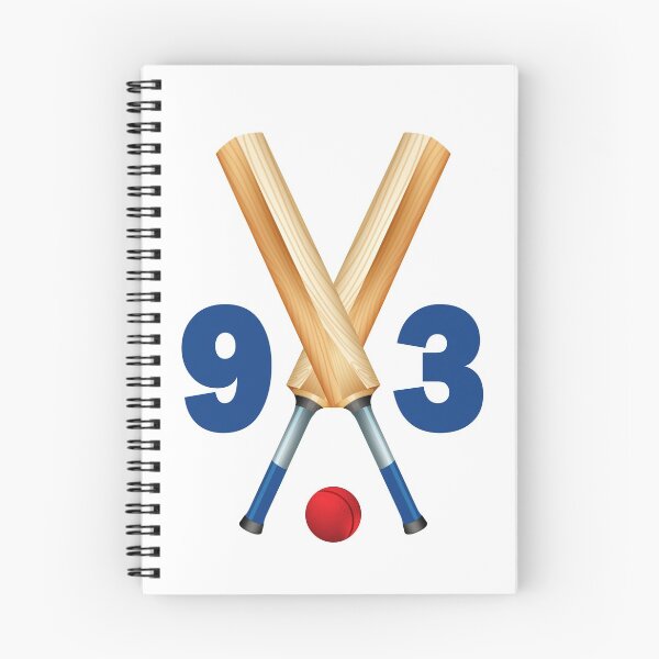 Item preview, Cricket number 93 - ninety three with bats and ball designed and sold by AllShirts21.