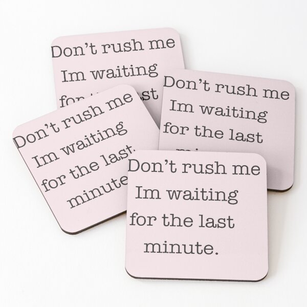 Item preview, Men's Funny  - Don't Rush Me - Funny Mens  - Procrastinator  - Gift for Him - Funny Gift Idea for Boyfriend  designed and sold by Art10Shop.