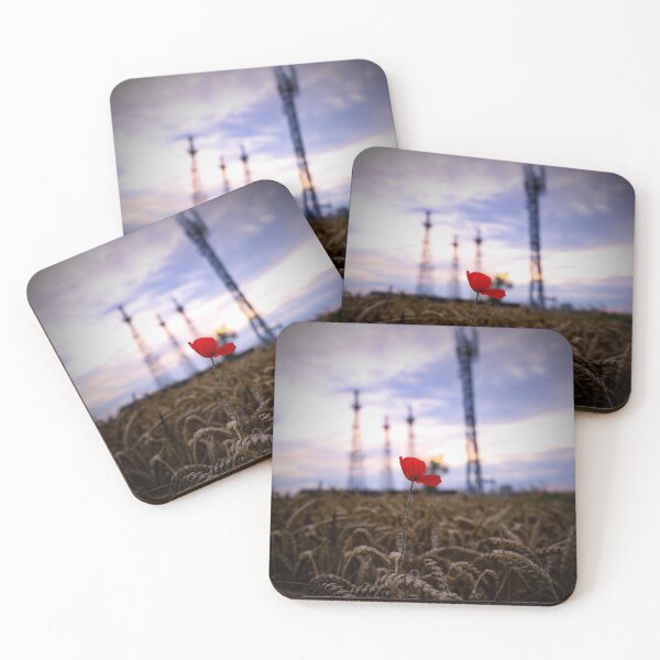 Item preview, Poppy in wheat field  designed and sold by PurposeStudio.